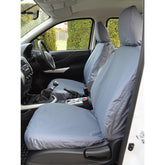 Mercedes X-class 2017 On Front Pair Seat Covers - Grey